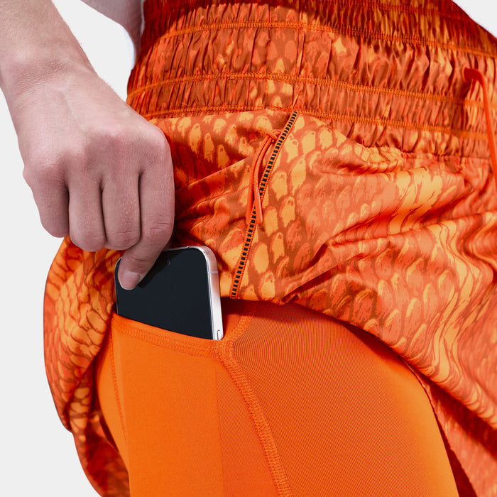 Kobe Woven Womens Skirt (Safety Orange)