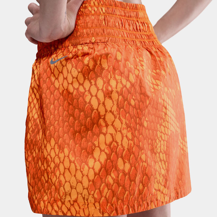 Kobe Woven Womens Skirt (Safety Orange)
