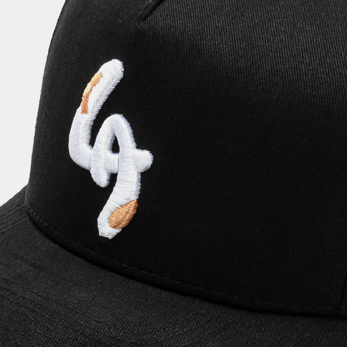 Kurve Studio x Field Grade LA Is Healing Twill Trucker Mens Hat (Black/White)