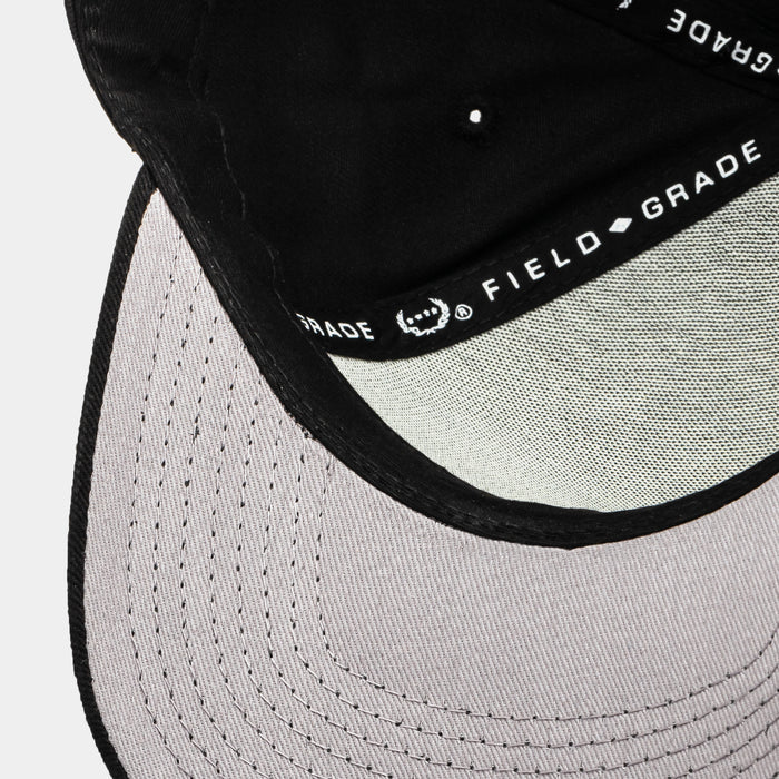 Kurve Studio x Field Grade LA Is Healing Twill Trucker Mens Hat (Black/White)