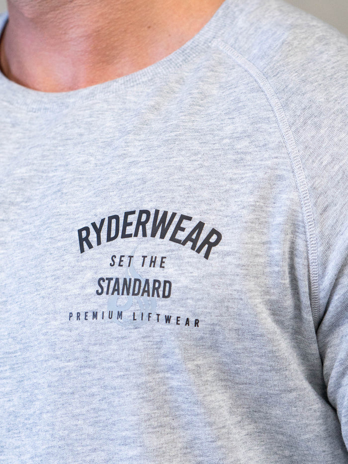 Legacy Crewneck - Grey Marl Clothing Ryderwear