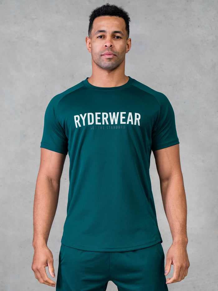 Legacy Mesh T-Shirt - Emerald Clothing Ryderwear