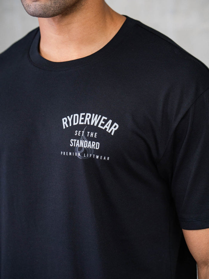 Legacy T-Shirt - Black Clothing Ryderwear