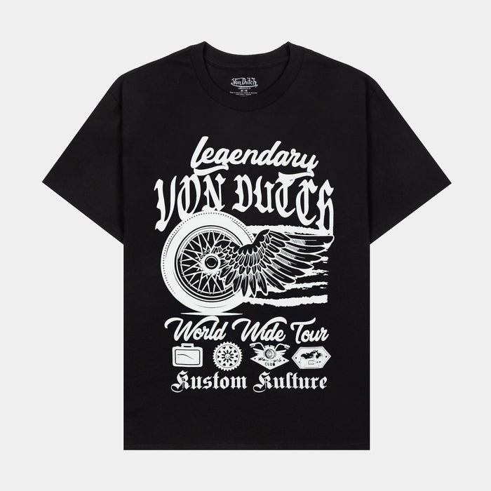 Legendary Mens Short Sleeve Shirt (Black/White)
