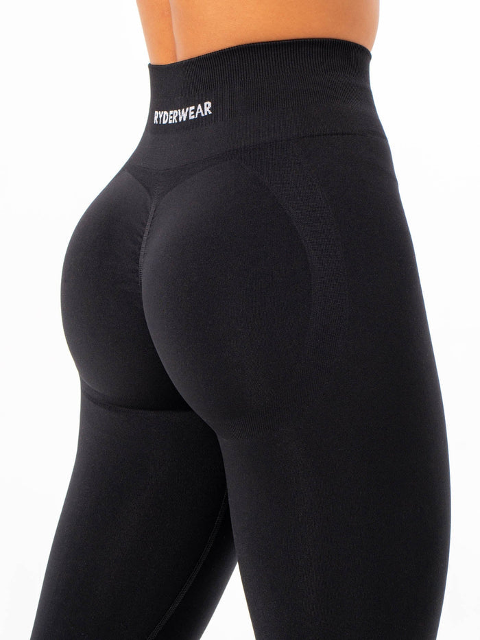 Lift 2.0 BBL Seamless Leggings - Black Clothing Ryderwear