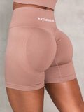 Lift BBL Scrunch Seamless Shorts - Almond Clothing Ryderwear