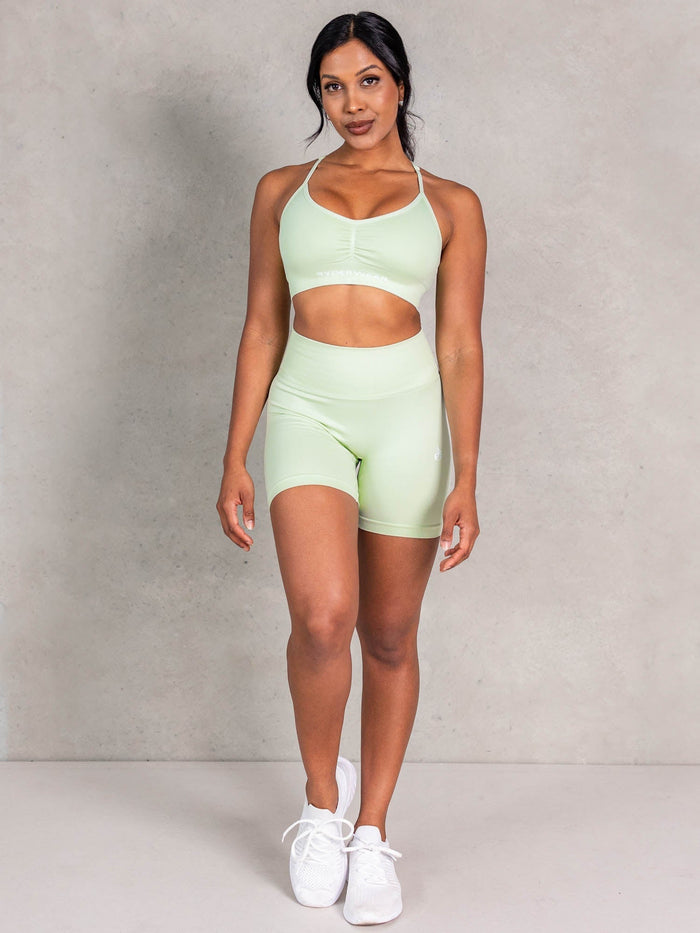 Lift BBL Scrunch Seamless Shorts - Matcha Clothing Ryderwear