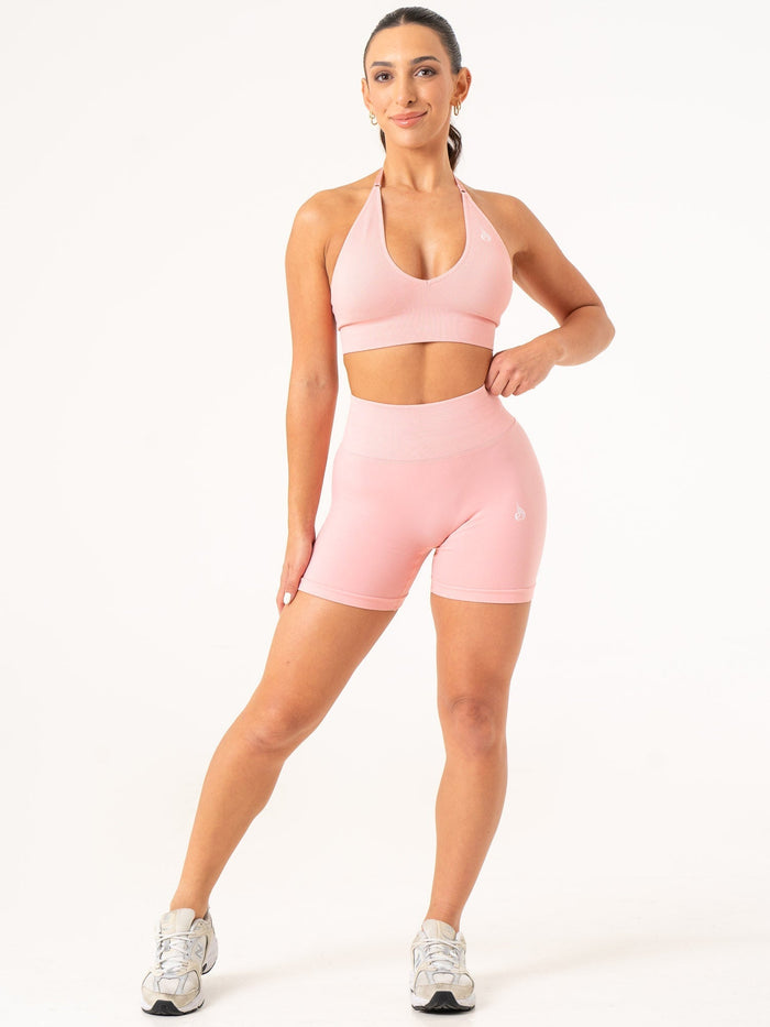Lift BBL Scrunch Seamless Shorts - Pink Clothing Ryderwear