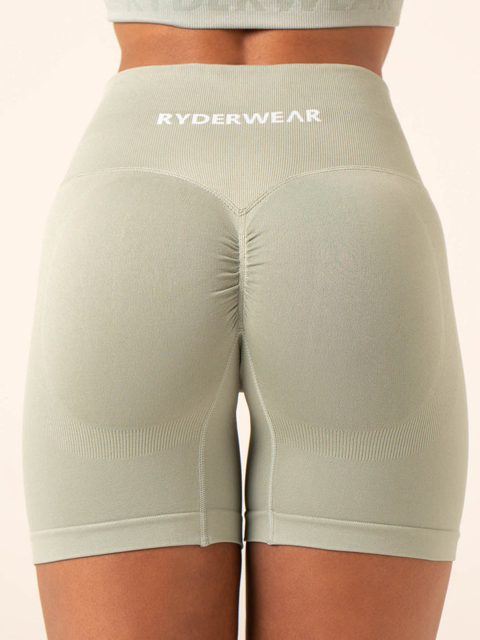 Lift BBL Scrunch Seamless Shorts - Sage Clothing Ryderwear