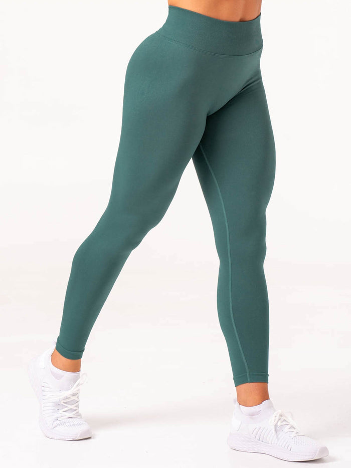 Lift Scrunch Leggings - Petrol Clothing Ryderwear