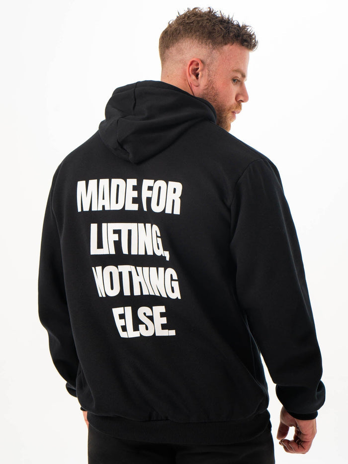 Lifting Only Pullover Hoodie - Black Clothing Ryderwear