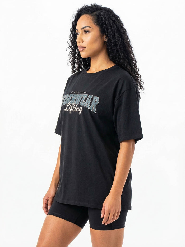 Lifting Oversized Tshirt - Black Clothing Ryderwear