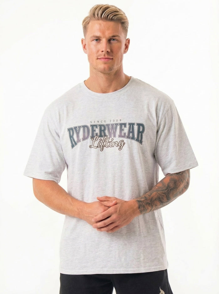 Lifting Oversized Tshirt - Snow Marle Clothing Ryderwear