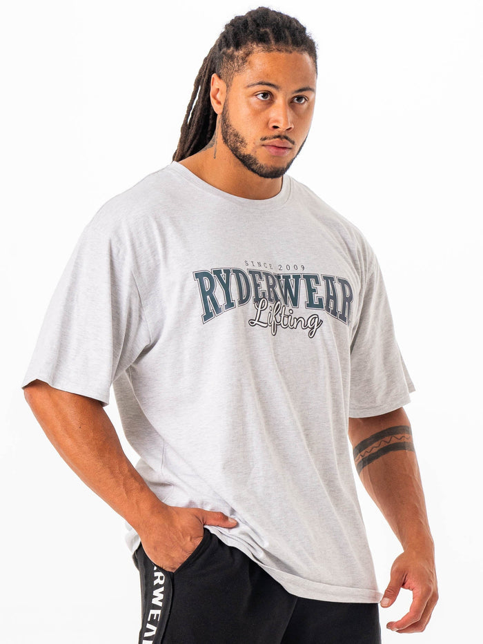 Lifting Oversized Tshirt - Snow Marle Clothing Ryderwear