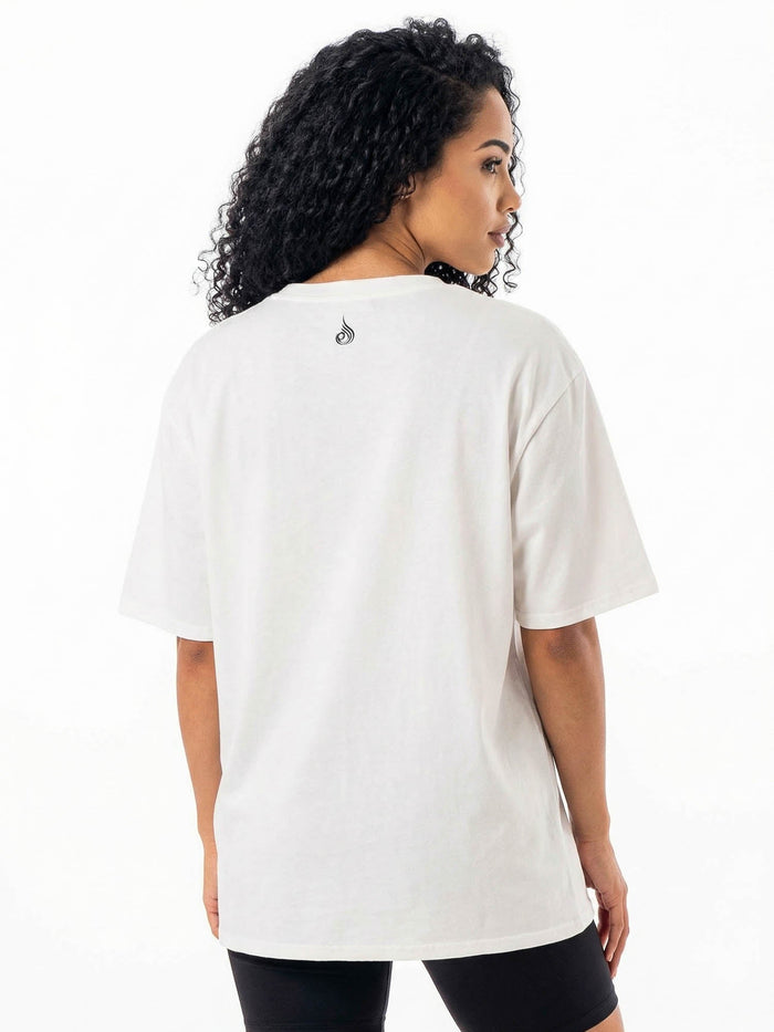 Lifting Oversized Tshirt - White Clothing Ryderwear