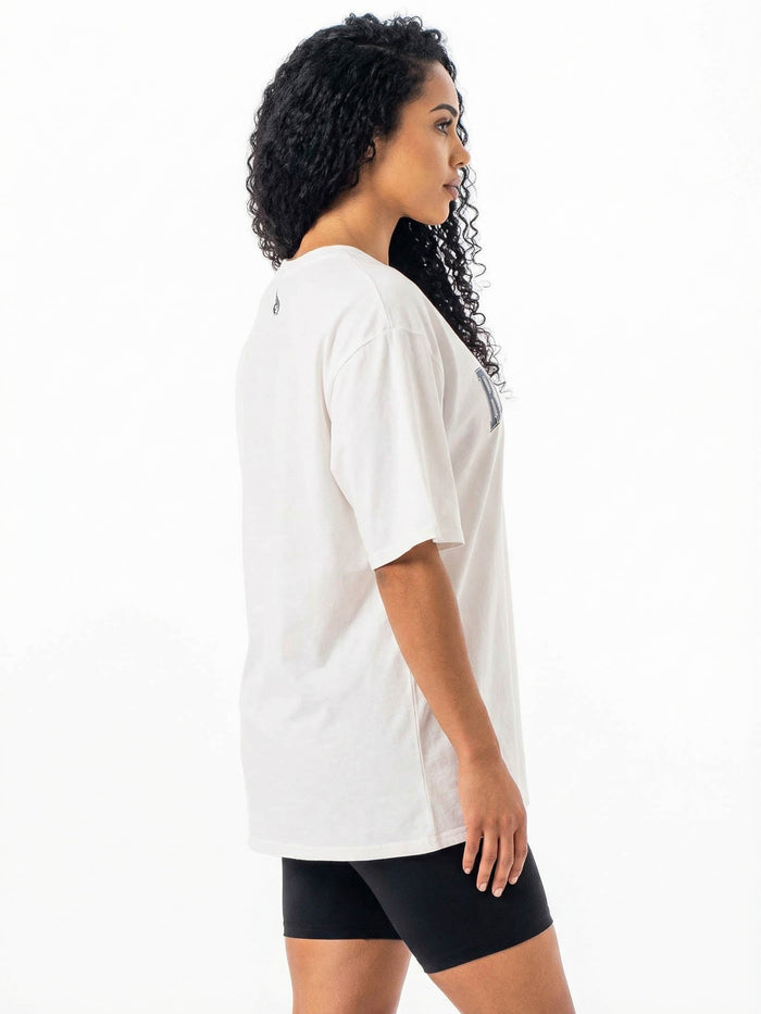 Lifting Oversized Tshirt - White Clothing Ryderwear