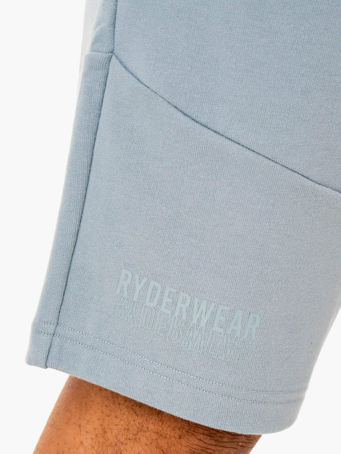Limitless Track Short - Ice Blue Clothing Ryderwear