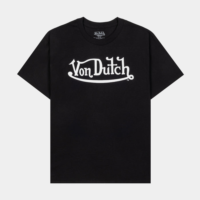 Logo Mens Short Sleeve Shirt (Black/White)
