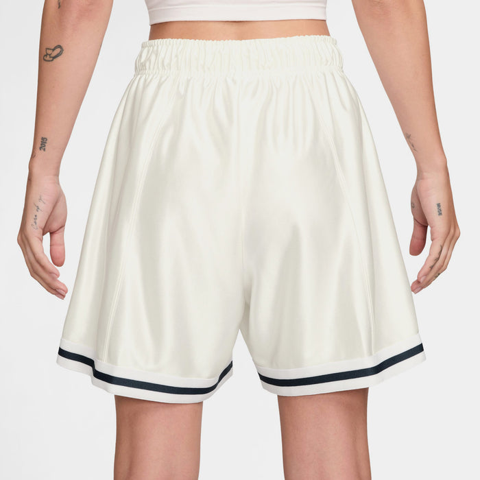 Loose 6" Mid Rise Satin Womens Shorts (Sail/Armory Navy/Armory Navy)