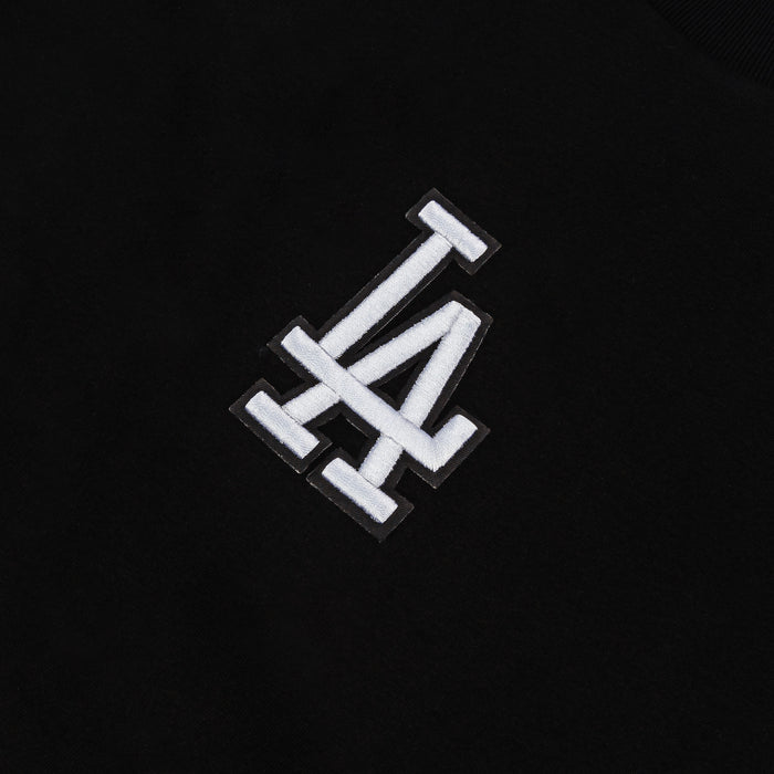 Los Angeles Dodgers Classic Drop Shoulder Mens Short Sleeve Shirt (Black/White)