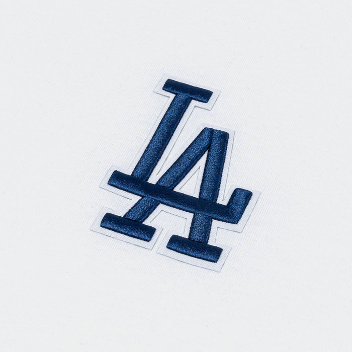 Los Angeles Dodgers Classic Drop Shoulder Mens Short Sleeve Shirt (White/Blue)