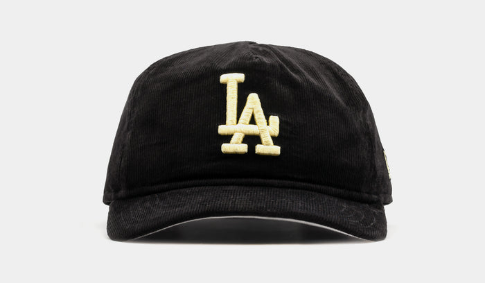 Los Angeles Dodgers Golfer Snapback Mens Hat (Black/White)