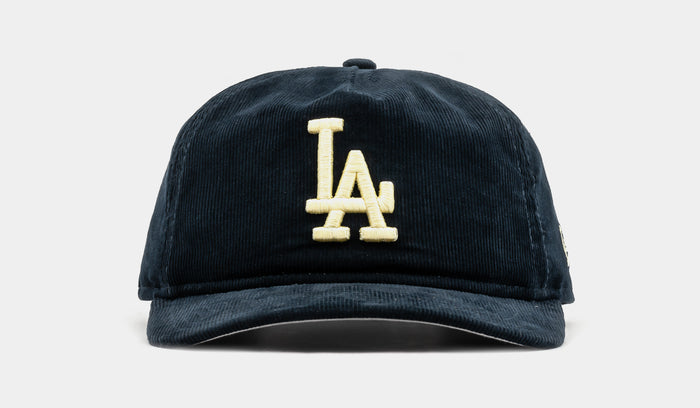 Los Angeles Dodgers Golfer Snapback Mens Hat (Navy/White)