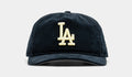 Los Angeles Dodgers Golfer Snapback Mens Hat (Navy/White)