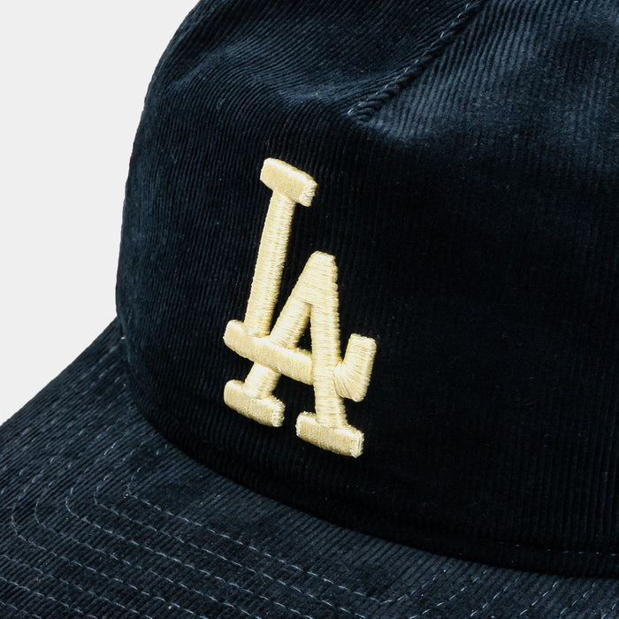 Los Angeles Dodgers Golfer Snapback Mens Hat (Navy/White)