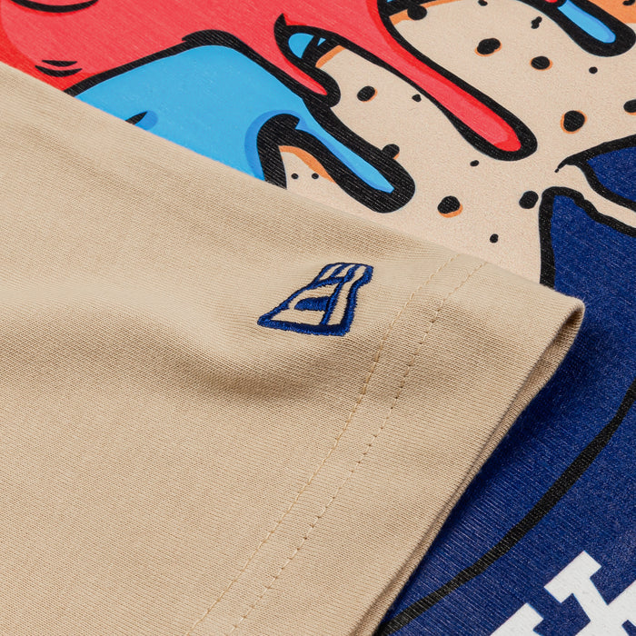 Los Angeles Dodgers Mens Short Sleeve Shirt (Brown/Multi)
