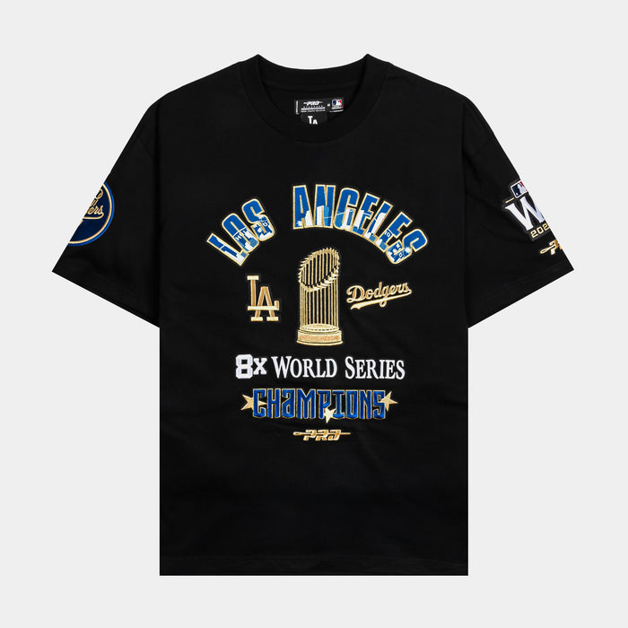 Los Angeles Dodgers World Series 2024 Mens Short Sleeve Shirt (Black/Gold)