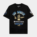Los Angeles Dodgers World Series 2024 Mens Short Sleeve Shirt (Black/Gold)