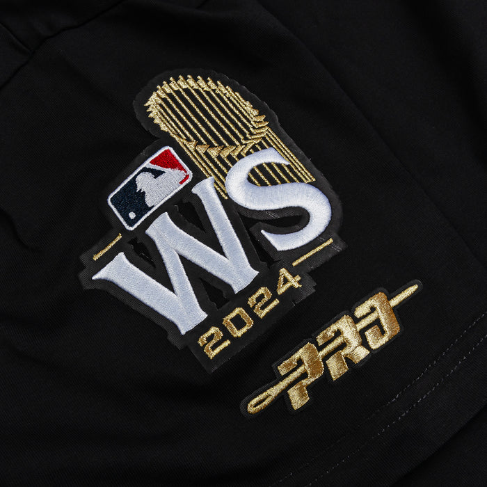 Los Angeles Dodgers World Series 2024 Mens Short Sleeve Shirt (Black/Gold)