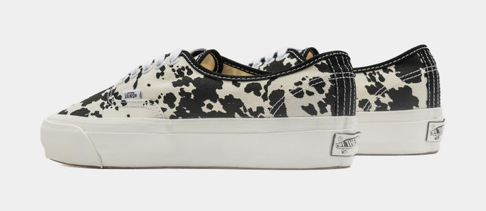 LX Authentic Cow Print Mens Lifestyle Shoes (Black/White)