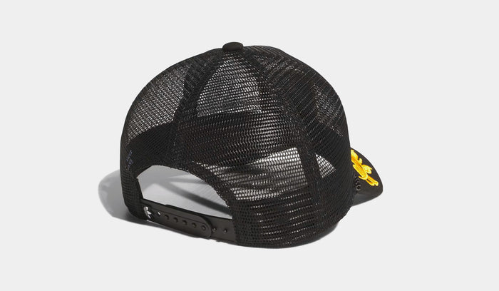 Major Mesh Trucker Mens Hat (Black/Gold)