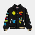 Marvel By Shoe Palace Team X Men Varsity Mens Jacket (Black/Yellow)