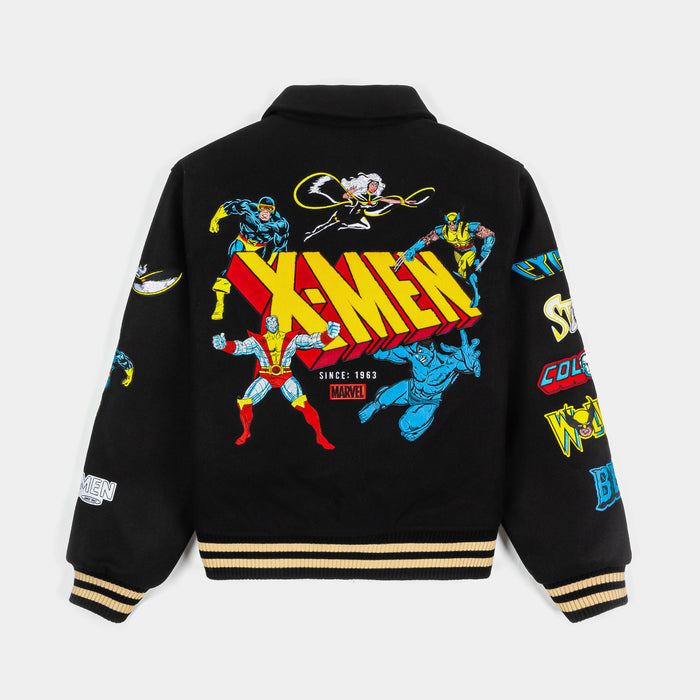 Marvel By Shoe Palace Team X Men Varsity Mens Jacket (Black/Yellow)
