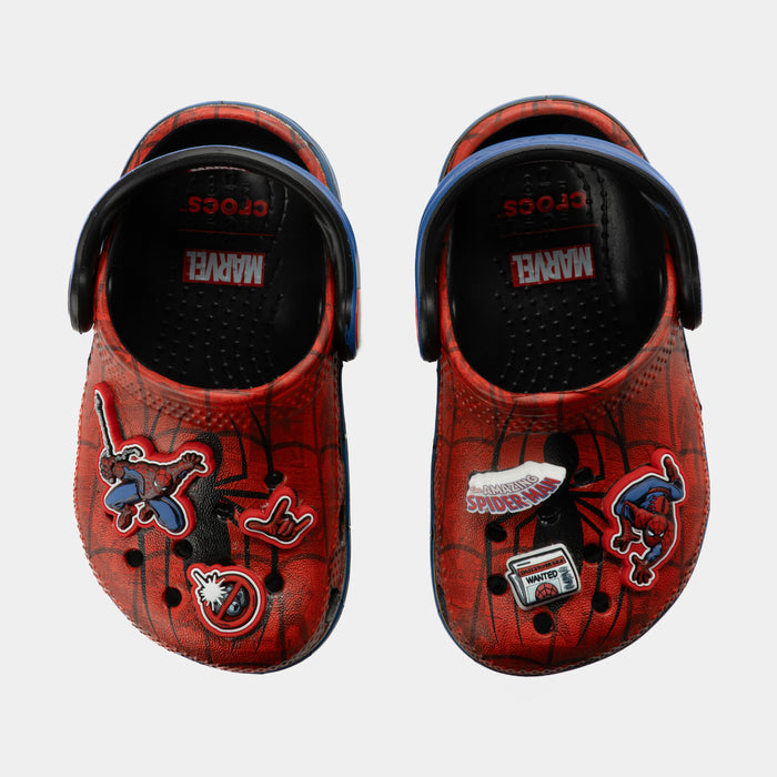 Marvel Spider-Man Classic Clog Infant Toddler Sandals (Red/Blue)