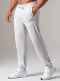 Men's Collegiate Track Pant - Snow Marl Clothing Ryderwear