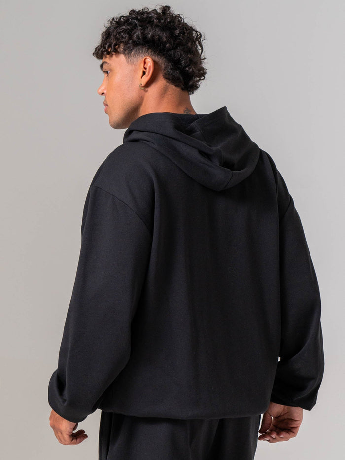 Mens Track Jacket - Black Clothing Ryderwear