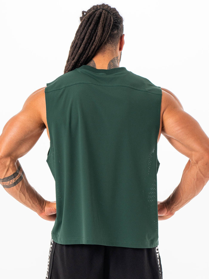 Mesh Flex Muscle Tank - Petrol Clothing Ryderwear