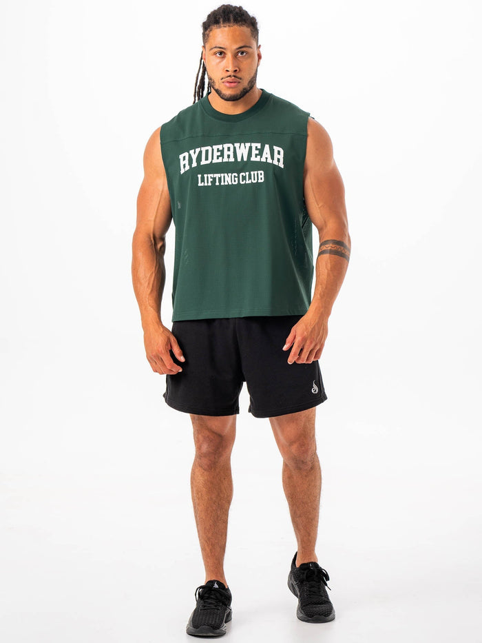 Mesh Flex Muscle Tank - Petrol Clothing Ryderwear