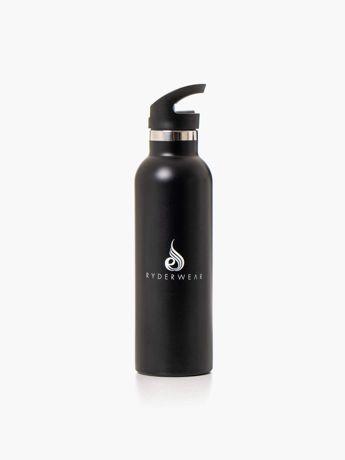 Metal Water Bottle - Black Accessories Ryderwear