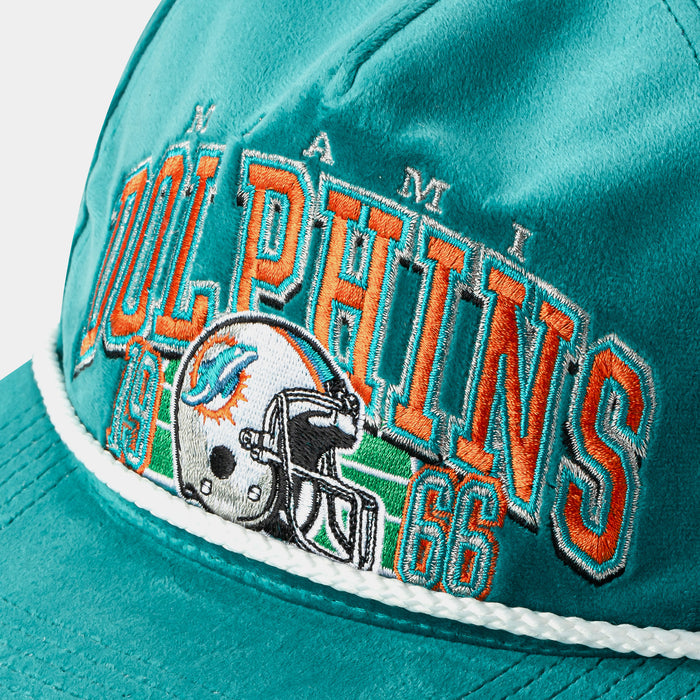 Miami Dolphins Go Big Hitch Snapback Mens Hat (Teal/Orange)