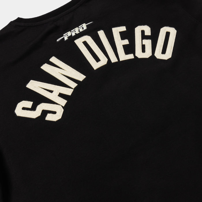 MLB San Diego Padres Original Mens Short Sleeve Shirt (Black/White)