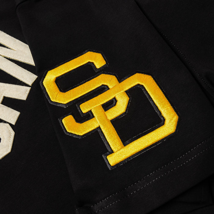 MLB San Diego Padres Original Mens Short Sleeve Shirt (Black/White)
