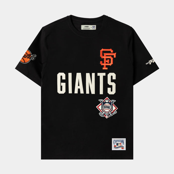 MLB San Francisco Giants Original Mens Short Sleeve Shirt (Black/White)