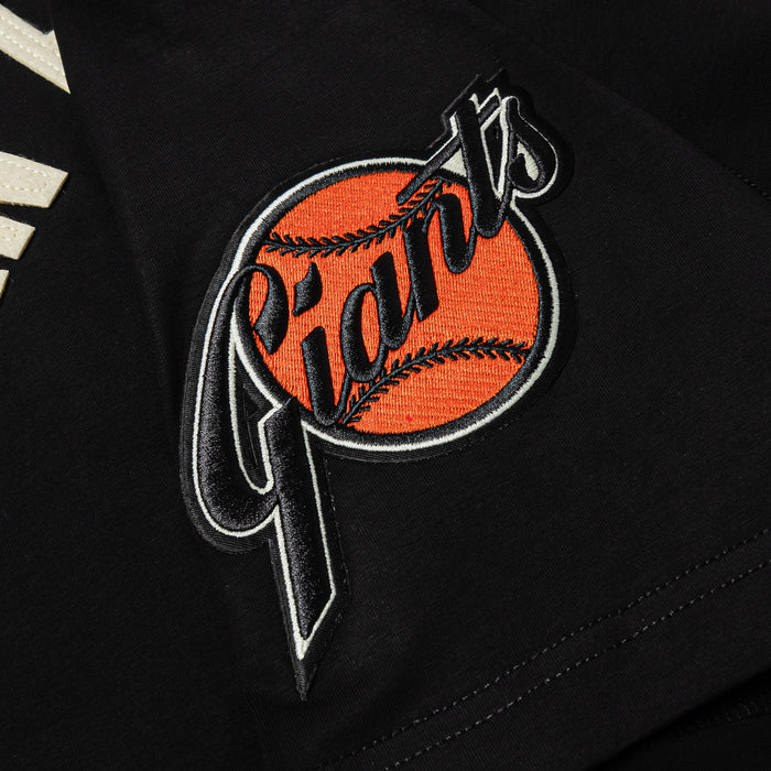 MLB San Francisco Giants Original Mens Short Sleeve Shirt (Black/White)