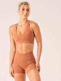 Momentum V-Neck Sports Bra - Clay Clothing Ryderwear