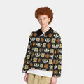 Monogram Allover Print Loose Coach Mens Jacket (Black)